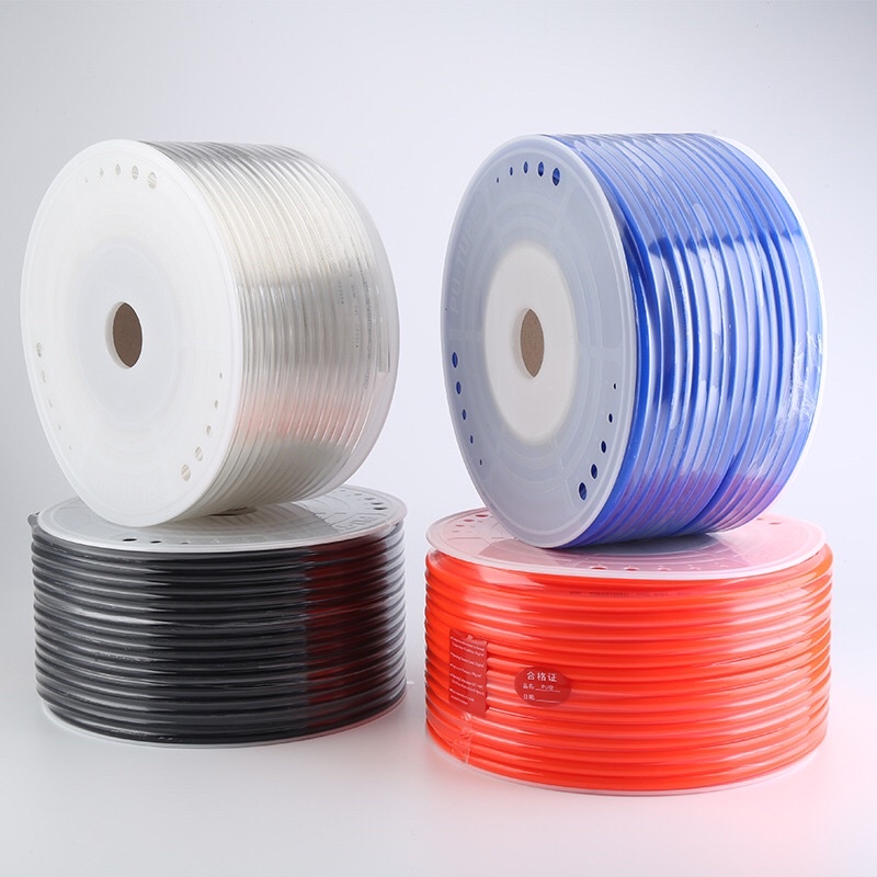 Dây hơi dẫn khí PU các cỡ dây 4, 6,8,10,12,14,16 cuộn dài 100m