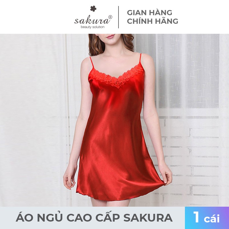 [Quà tặng] Váy ngủ lụa quyến rũ cao cấp Sakura Beauty Vietnam