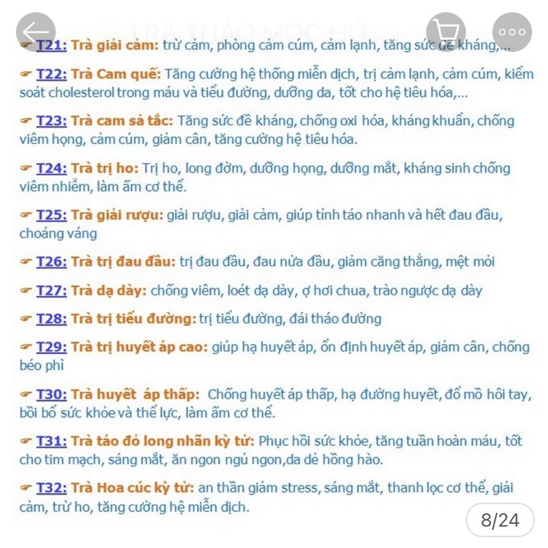 TRÀ HOA TỔNG HỢP mix gói nhỏ dùng thử P1 | BigBuy360 - bigbuy360.vn