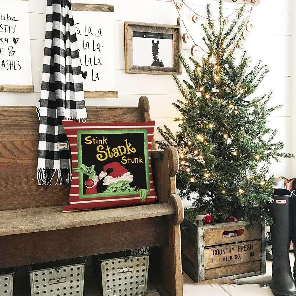 Gswltt grinch Áo Gối sofa Bông Vuông