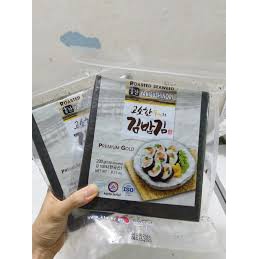 Rong biển 100 lá làm món cơm cuộn Kimbap Hàn Quốc