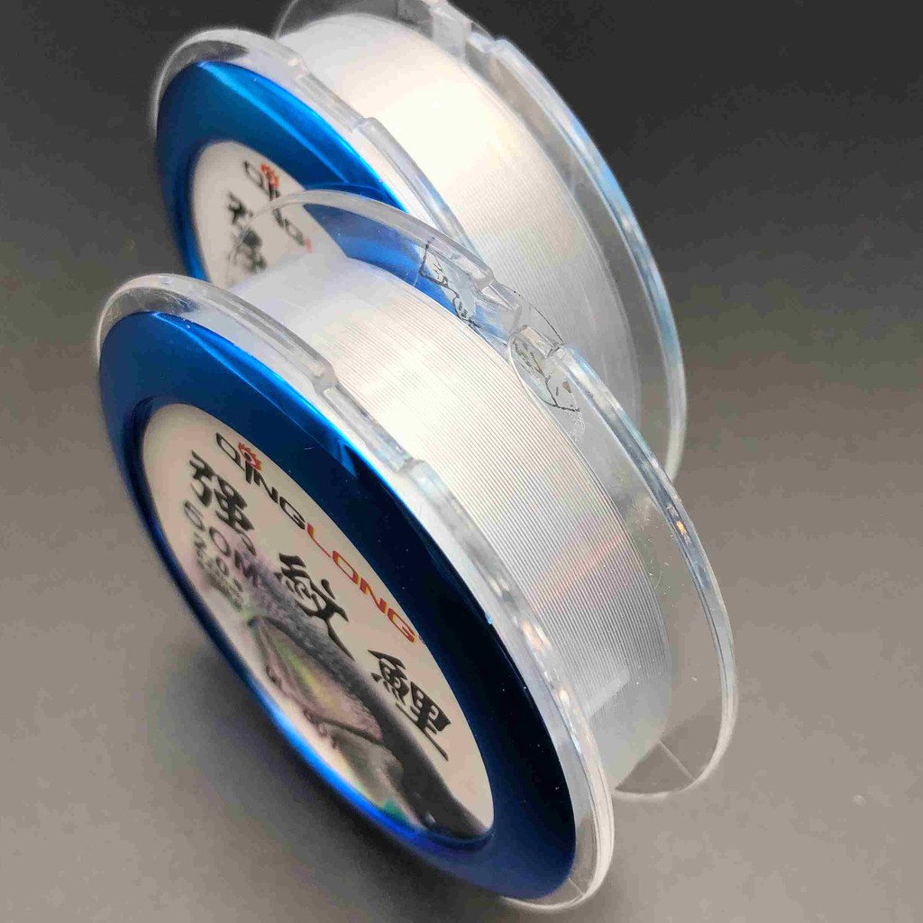 Cước câu cá, dây linh,dây thẻo Qing long 50m 801 Trắng