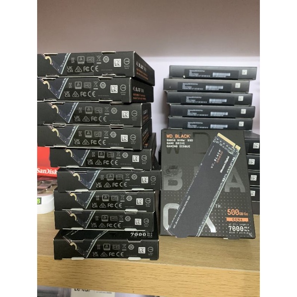 Ổ cứng SSD M2 PCIe 4.0  WD Black SN850 NVMe 500G 1TB (Tương thích cả PS5) | BigBuy360 - bigbuy360.vn