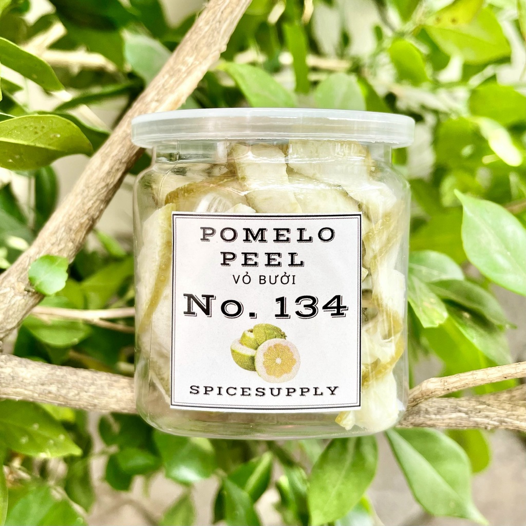 Pomelo Peel - Vỏ bưởi sấy dẻo siêu ngon nguyên chất tốt cho sức khỏe Hũ 70g