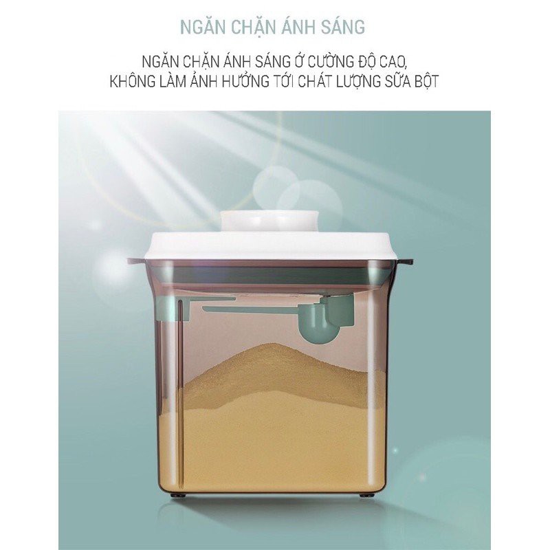 HỘP ĐỰNG SỮA HÚT CHÂN KHÔNG ANKOU BẢO QUẢN SỮA BỘT CHO BÉ