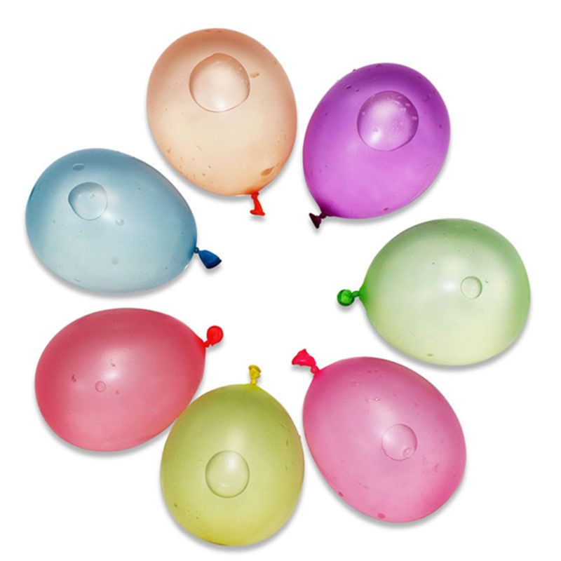 Set 500 Bong Bóng Nước + 1 Vòi Bơm Bong Bóng Cho Tiệc Bãi Biển/ Bãi Biển