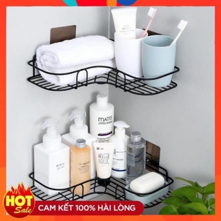 Kệ góc sắt dán tường nhà tắm