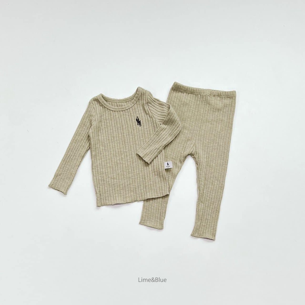 Lime&Blue Bộ đồ Gân Rapha cho bé gái , bé trai Hàn Quốc
