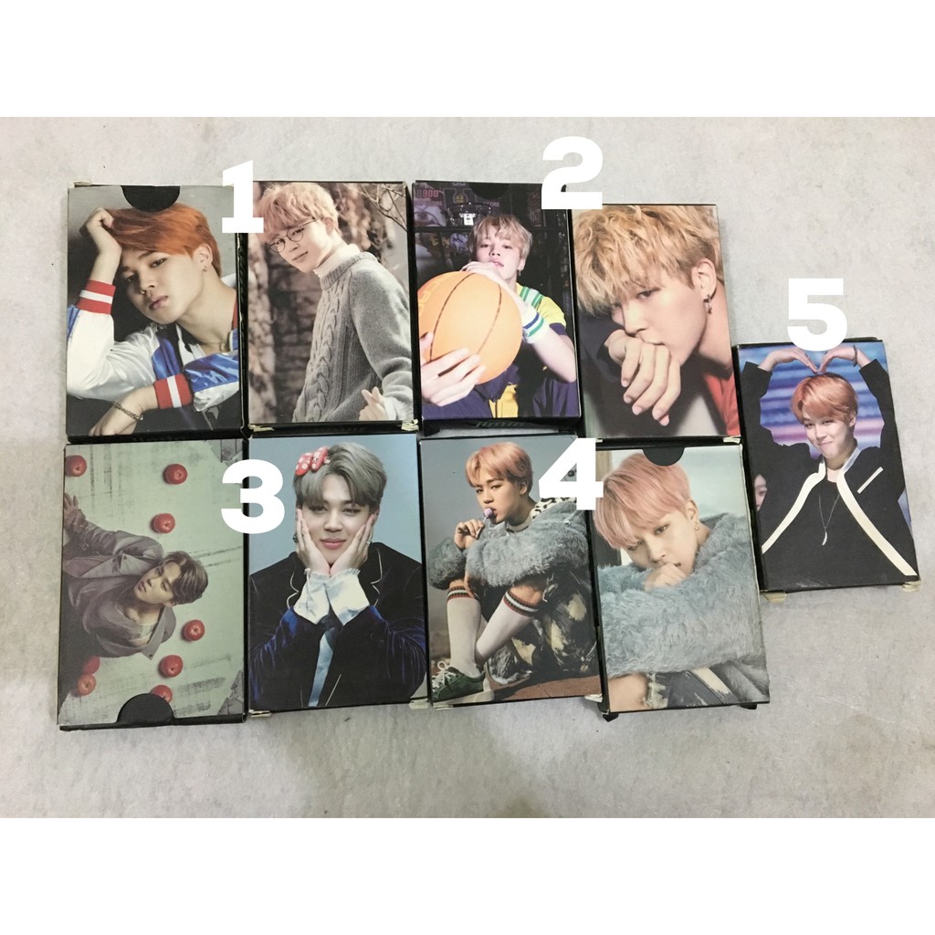 6 mẫu lomo card Jimin BTS