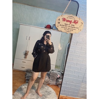 ❤BigsizeTrang Mỡ ❤Áo sơ mi dập nổi maii thươngg bigsize