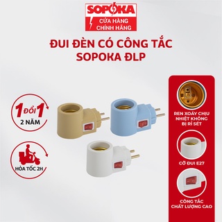 Đui đèn SOPOKA ĐLP123 có công tắc tiện lợi, an toàn