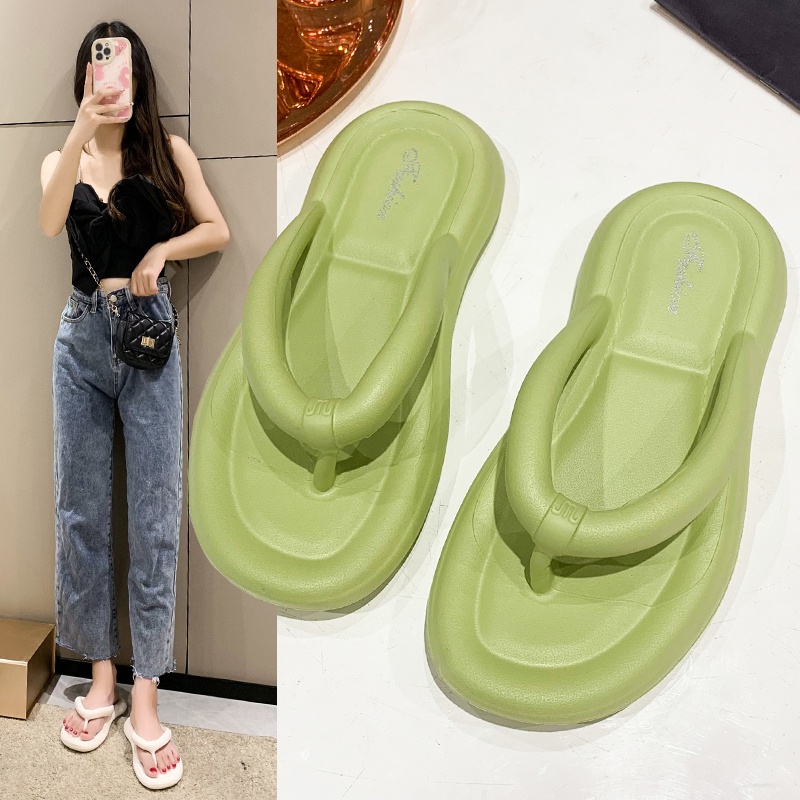 💗 Dép Nữ Đế Dày Dép Lê💗  Dép đế Xuồng Dép Xỏ Ngón Đế Dày Thoải Mái Thời Trang Đi Biển Mới Cho Nữ