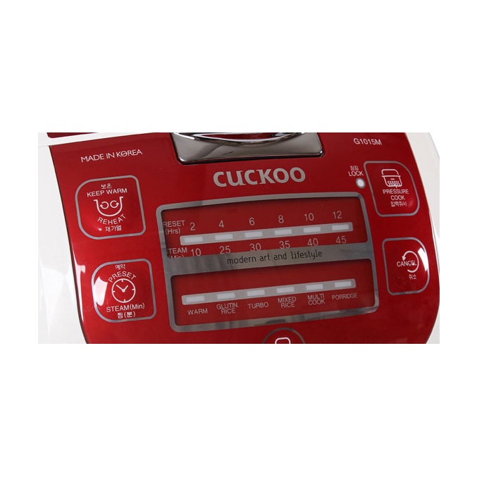 [Mã 154ELSALE2 giảm 7% đơn 300K] Nồi cơm áp suất điện tử Cuckoo 1.8L (Hồng/ Đỏ) CRP-G1015M 4-6 người ăn - BH chính hãng