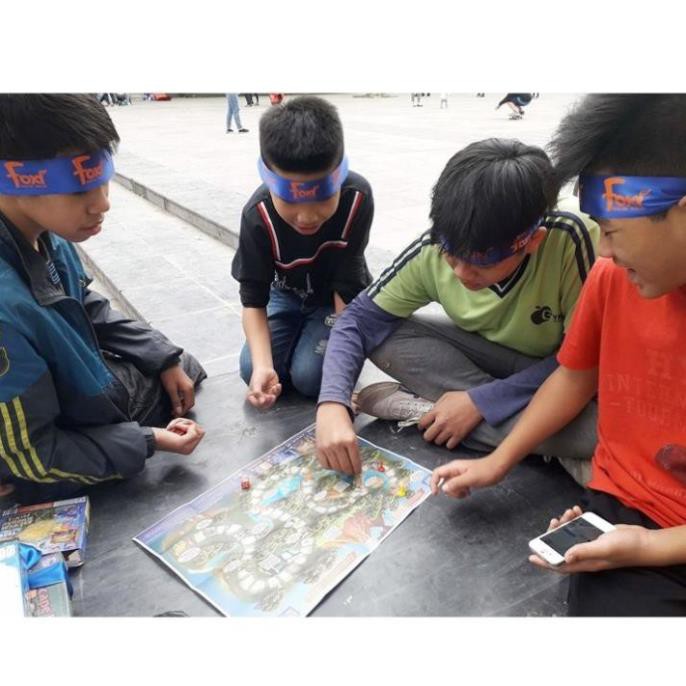 Board game-Đi tìm kho báu mini 2 Foxi-đồ chơi phát triển tư duy-dễ chơi-vui nhộn-giá siêu rẻ
