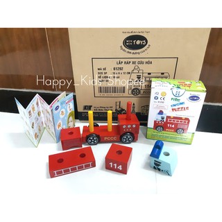 Lắp ráp xe cứu hỏa Winwintoys 61292