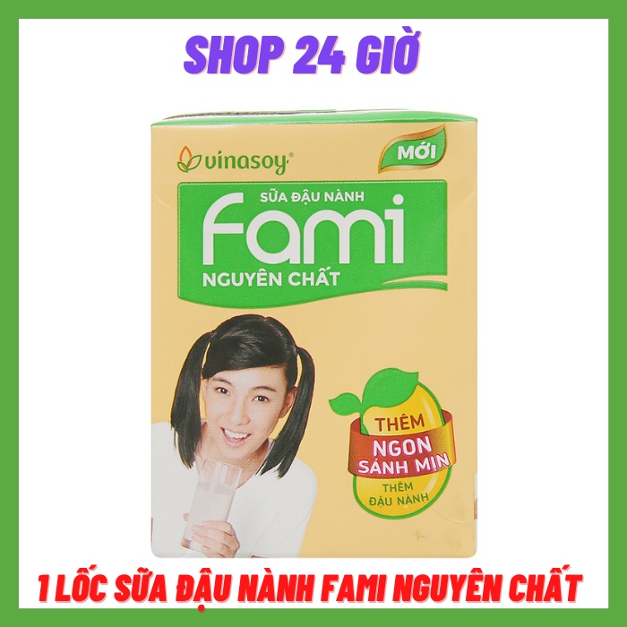 Thùng Sữa Đậu Nành Fami Nguyên Chất