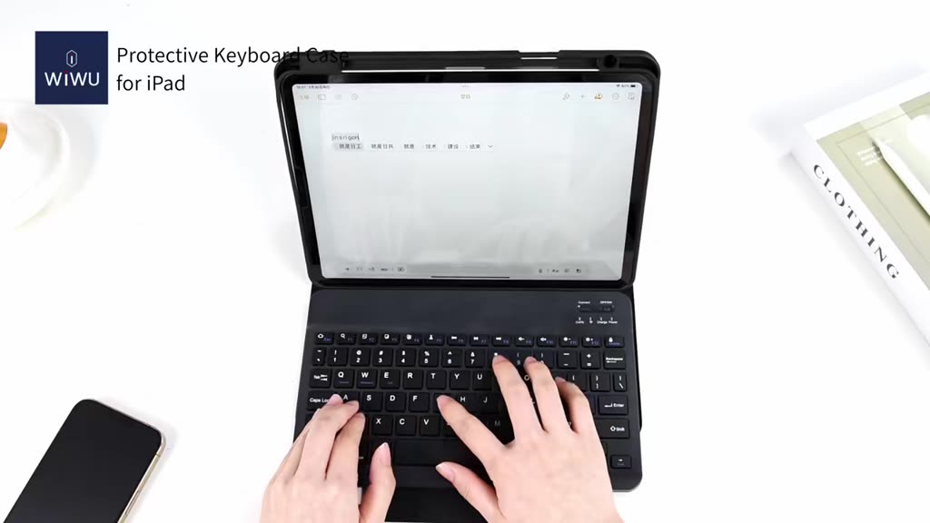 Case Bàn Phím IPAD WIWU Protective Keyboard | BigBuy360 - bigbuy360.vn