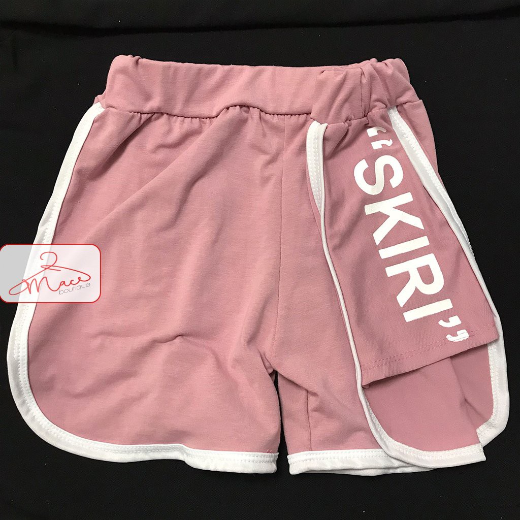 [giá sỉ] Quần đùi thun nữ ống vừa chạy sọc hai bên,Shorts co dãn  thể thao | BigBuy360 - bigbuy360.vn