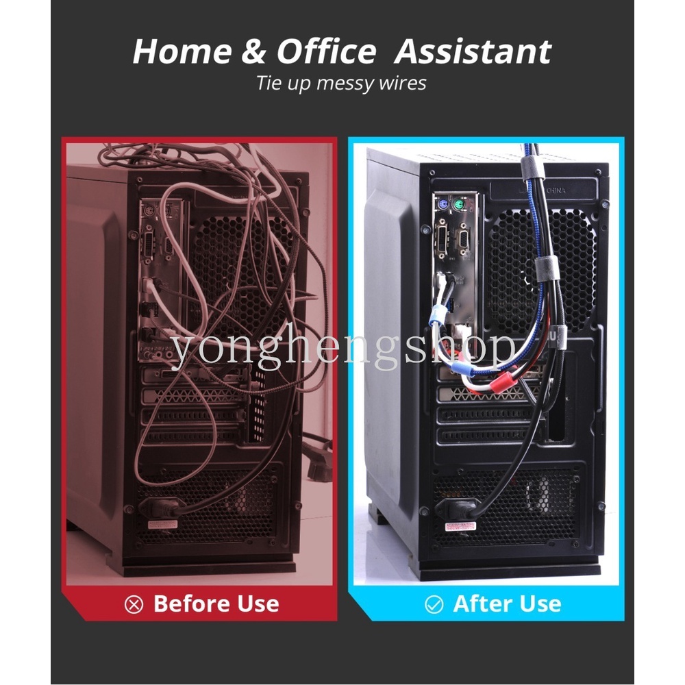 Giá Đỡ Dây Cáp USB/Tai Nghe HDMI Có Thể Tái Sử Dụng Tiện Lợi Cho Gia Đình