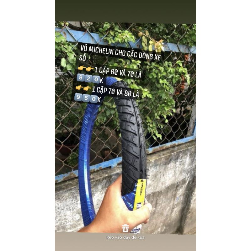 Vỏ mechelin city pro có ruột60. 70. 80/ 90/ 17