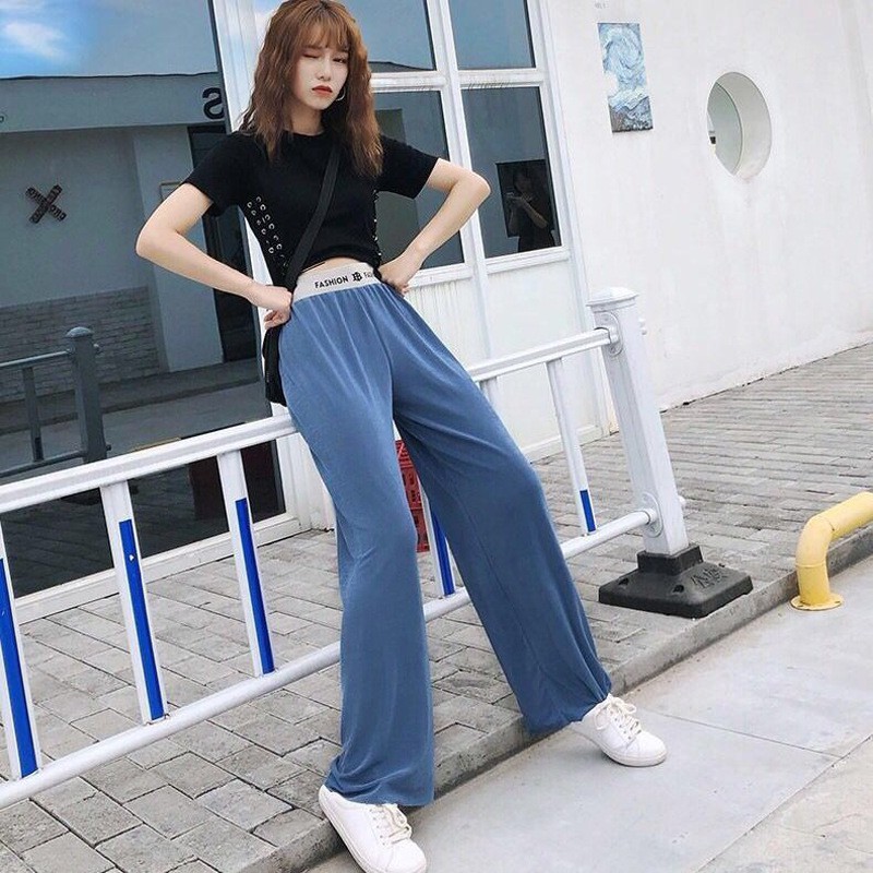 Quần Dài Mỏng Lưng Cao Cỡ Lớn Thời Trang Mùa Hè Thoải Mái Cho Nữ | BigBuy360 - bigbuy360.vn