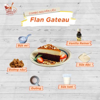 [Chỉ ship TPHCM] Combo nguyên liệu Bánh flan gateau