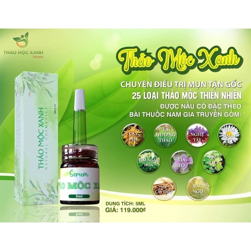 COMBO THẢO MỘC XANH- SỮA RỬA MẶT