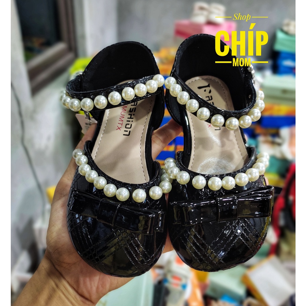 giày búp bê bé gái giày bệt cho bé da bóng mềm ngọc siêu xinh sang chân đế dẻo nơ nhỏ xinh xắn thời trang 9008 ( có ảnh