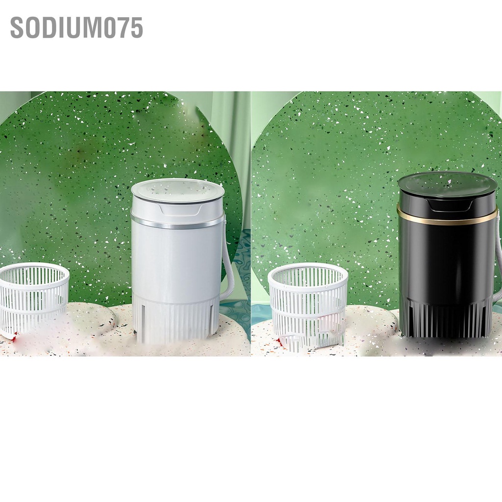 Có thể bán buôn Máy giặt mini Gia dụng bằng nhựa Phụ kiện ký túc xá bán tự động cho quần áo trẻ em AC 220V Sodium075 Hàng giao ngay