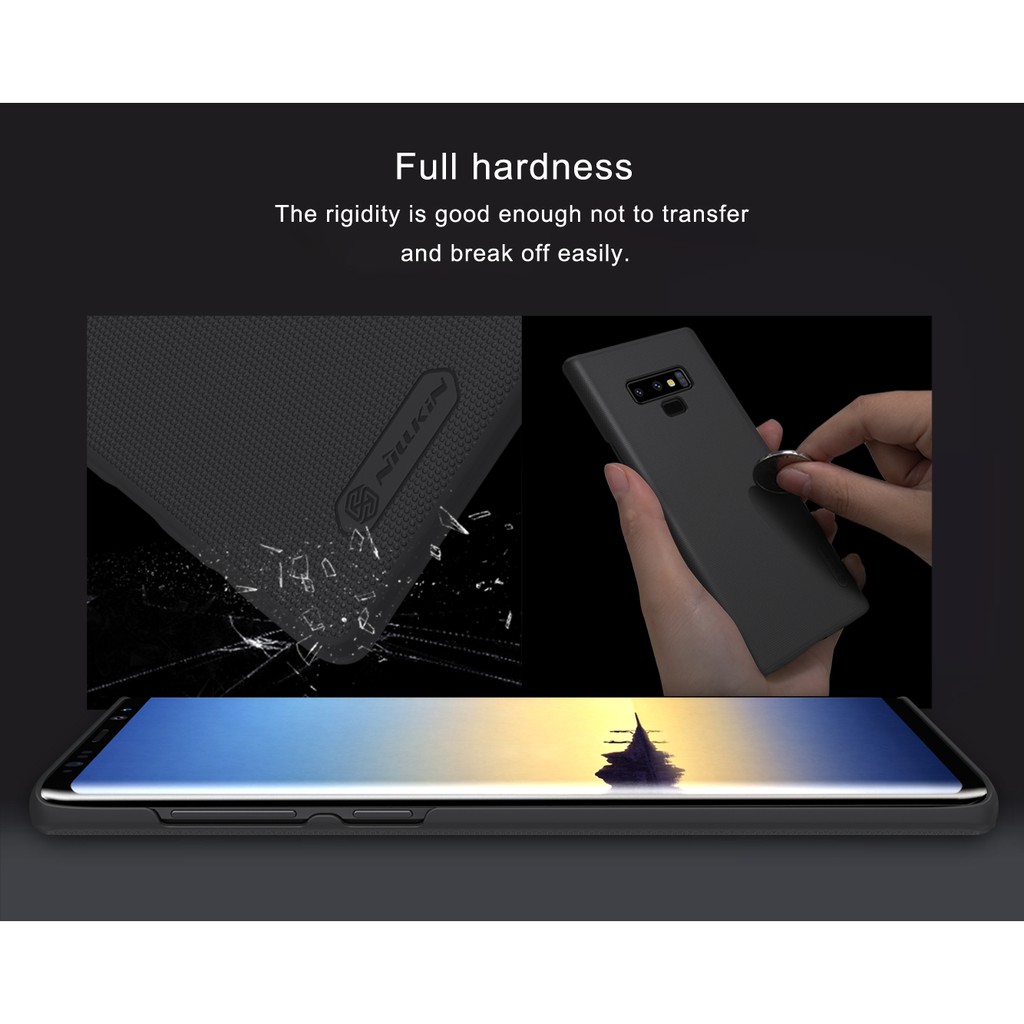 Ốp lưng Nillkin cho Samsung Galaxy Note 9 note9 - chính hãng Nillkin dạng sần hạn chế bám vân tay