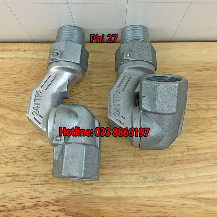 Khớp xoay 360 độ phi 27 chuyên dùng trong xăng dầu