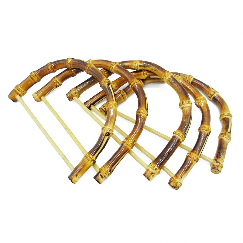 Quai cầm hình chữ D làm từ tre cho túi xách / ví / túi tote