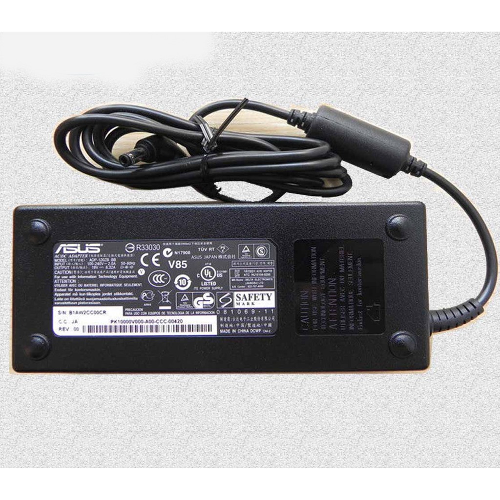 SẠC LAPTOP ASUS 120W 19v -6.3A đầu thường loại tốt ZIN