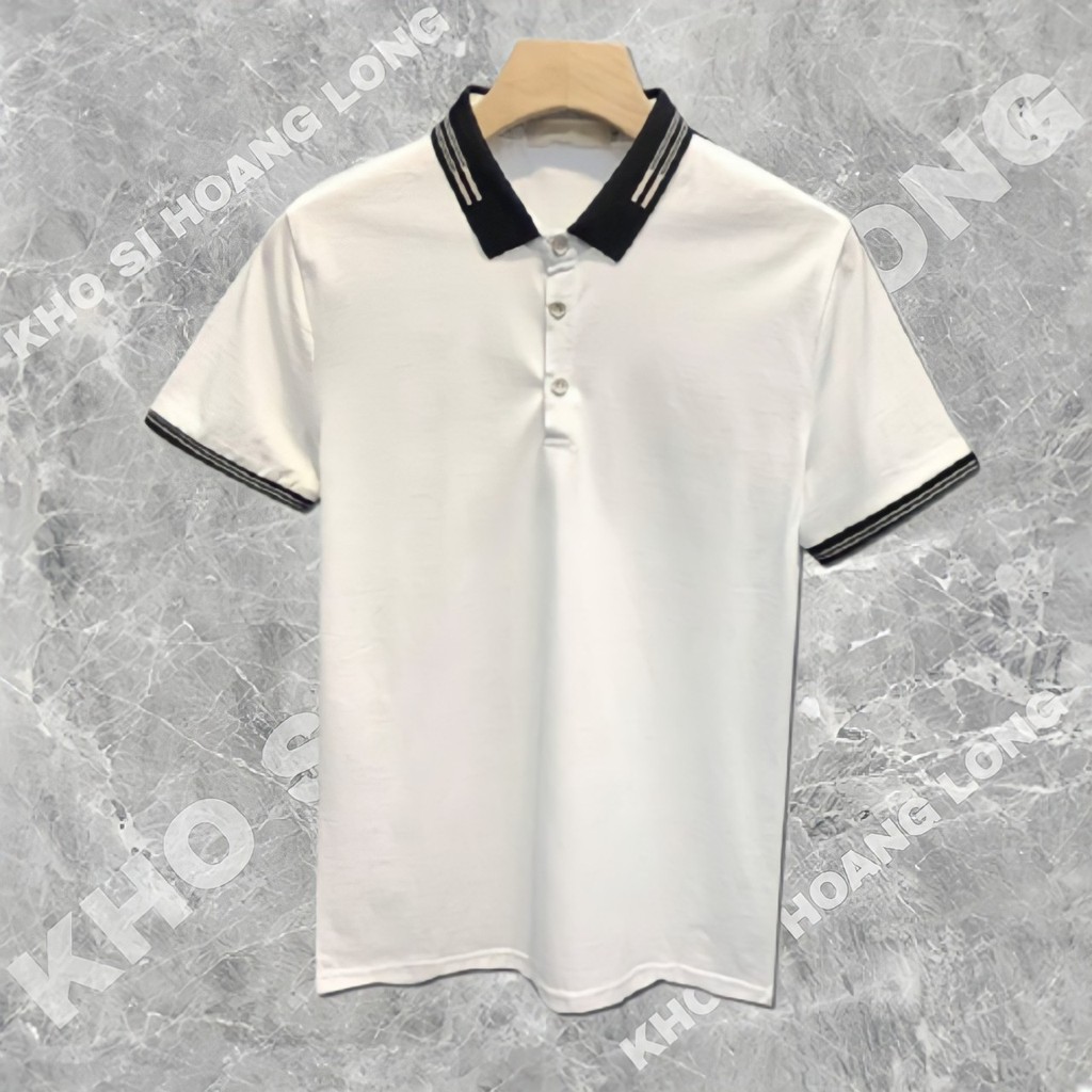 Áo Thun Áo Polo Nam Cổ Bẻ Bo Ống Tay Họa Tiết Kẻ Vạch Chất Liệu Polo Cá Sấu Co Dãn 4C Cao Cấp [ HÀNG LOẠI 1 ] AC119 | BigBuy360 - bigbuy360.vn