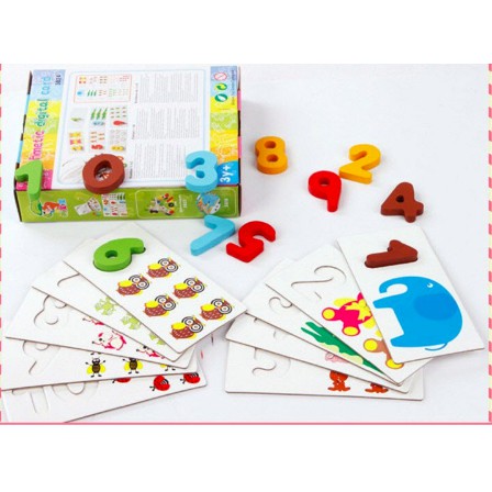 Bộ Thẻ Học Số Và Tập Đếm 3D