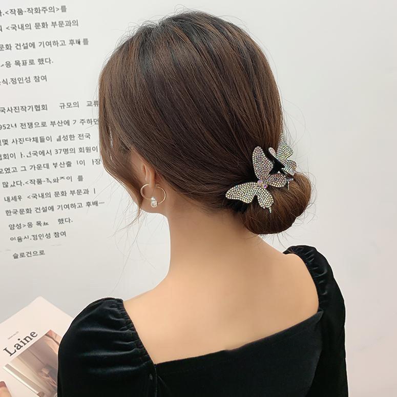 Kẹp Tóc Hình Bướm Lấp Lánh Xinh Xắn Thời Trang Dành Cho Nữ