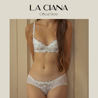 Martina bra set đồ lót ren hoa cao cấp - set 00017 - la ciana - màu trắng