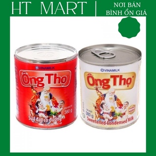 SỮA ĐẶC ÔNG THỌ TRẮNG- ĐỎ hộp 380GR