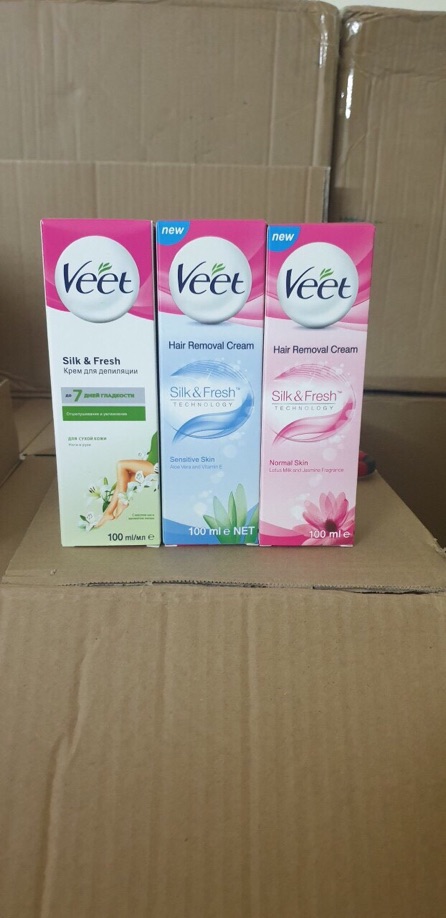Tẩy lông toàn thân Veet 100ml tẩy sạch, thơm, chăm sóc da | BigBuy360 - bigbuy360.vn