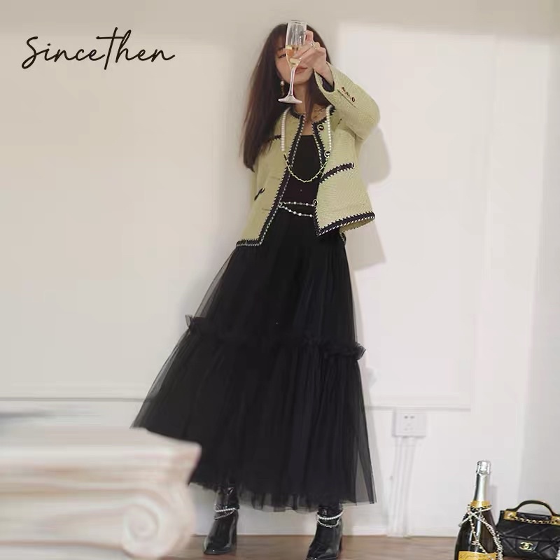 Chân váy vải tuyn cao cấp