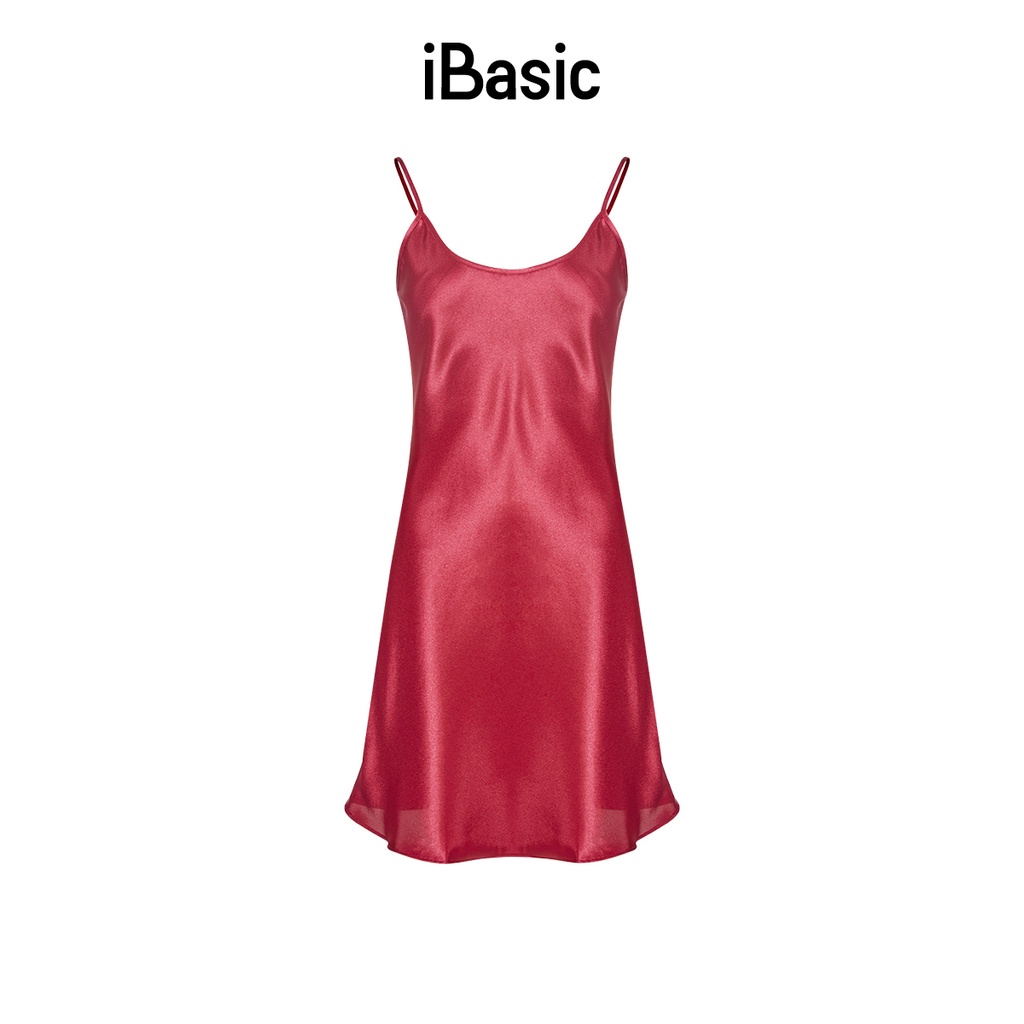 Đầm ngủ lụa satin hai dây mềm mại iBasic 7916 !