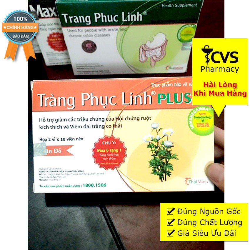Tràng Phục Linh Plus Cam - Hỗ Trợ Phục Hồi Niêm Mạc Đại Tràng