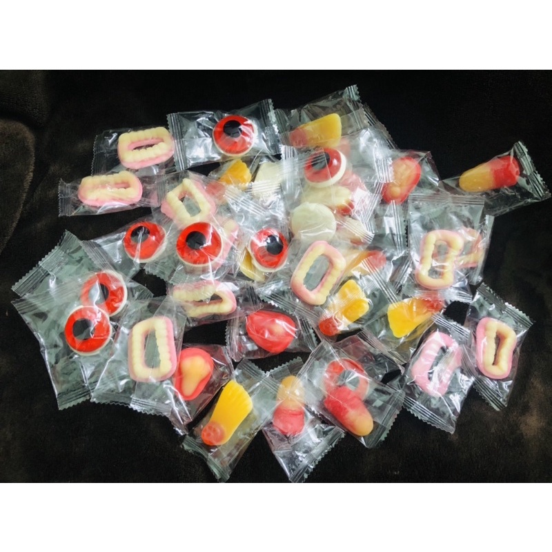 (Hàng sẵn giao ngay)Combo 5 viên kẹo con mắt Halloween Mỹ