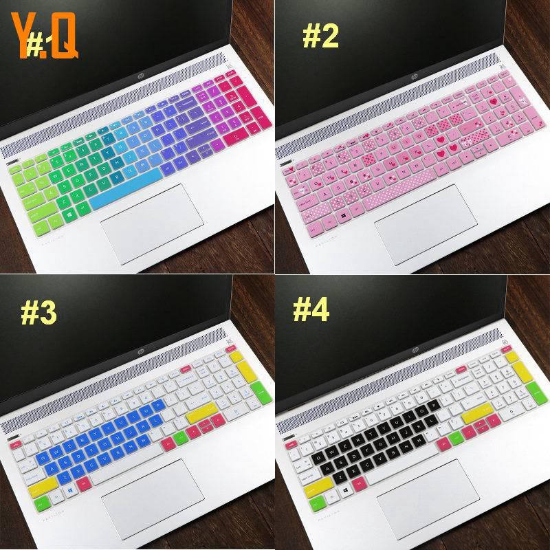 Ốp Lưng Kèm Bàn Phím Silicone Cho Laptop 15.6 Inch HP Pavilion Series Notebook Skin 15-cc707TX BF
