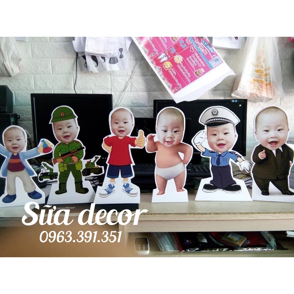 Chibi sinh nhật cho bé yêu - shop Sữa decor