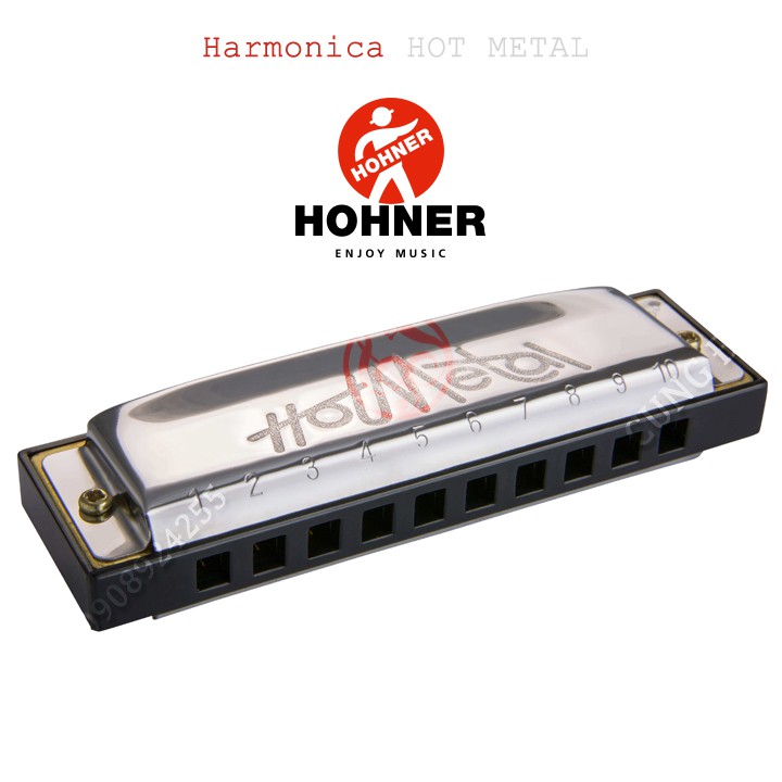 Kèn Harmonica Diatonic HOHNER Hot Metal TONE C