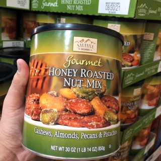 Hạt hỗn hợp tẩm mật ong Gourmet Honey Roasted Nut Mix 850g [date 30/8/2023]