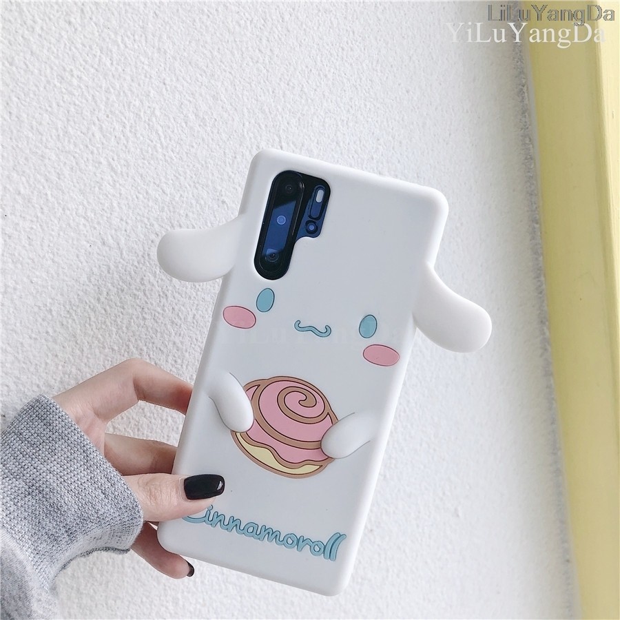 Ốp lưng silicone dẻo Cinnamoroll cho Xiaomi Mi A1 A2 8 9 Lite CC9 Redmi K20 Note 5 7 8 Pro