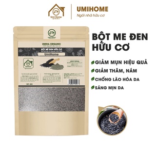 Bột đắp mặt Mè Đen nguyên chất Umi Home 40g chống oxi hóa da, loại bỏ thâm mụn hiệu quả