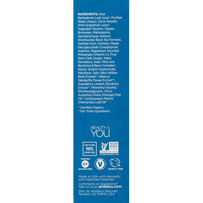 Mặt Nạ Làm Sạch Tế Bào Chết Cho Da Dầu Andalou Clear Skin Kombucha Enzyme Exfoliating Mask 53ml